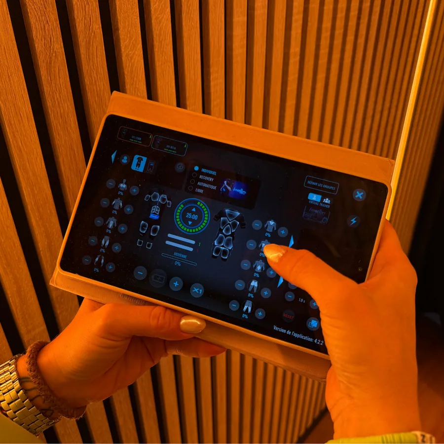 Photo : pilotage sur tablette